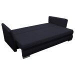 BANK MET BEDFUNCTIE, zwart textiel thumbnail 3