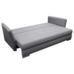 BANK MET BEDFUNCTIE, grijs textiel thumbnail 3
