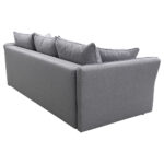 BANK MET BEDFUNCTIE, grijs textiel thumbnail 5