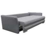 BANK MET BEDFUNCTIE, grijs textiel thumbnail 6