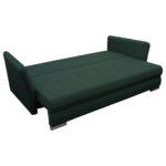 BANK MET BEDFUNCTIE, donkergroen textiel thumbnail 3