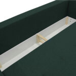 BANK MET BEDFUNCTIE, donkergroen textiel thumbnail 4