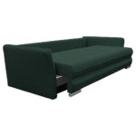 BANK MET BEDFUNCTIE, donkergroen textiel thumbnail 5