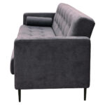 BANK MET BEDFUNCTIE, donkergrijs textiel thumbnail 4