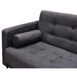 BANK MET BEDFUNCTIE, donkergrijs textiel thumbnail 6