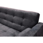 BANK MET BEDFUNCTIE, donkergrijs textiel thumbnail 7