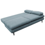 BANK MET BEDFUNCTIE, turquoise textiel thumbnail 6