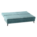 BANK MET BEDFUNCTIE, turquoise textiel thumbnail 5