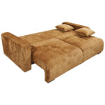 BANK MET BEDFUNCTIE, goudkleurig textiel thumbnail 3