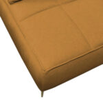 BANK MET BEDFUNCTIE, steenbruin textiel thumbnail 7